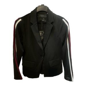New Boutique EXTRAORDINARY Women Side Stripe blazer sz M